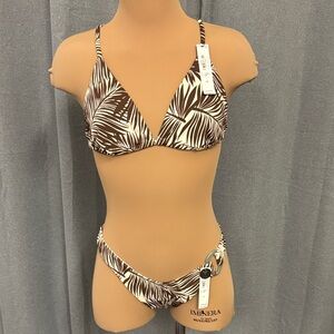 Victoria’s Secret Brown and White Zebra Print Bikini